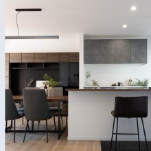 開放感のあるキッチンカウンター