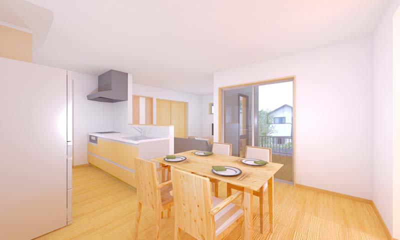 穂積町　モデルハウス内観