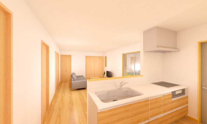 防府市 新築住宅 リビング