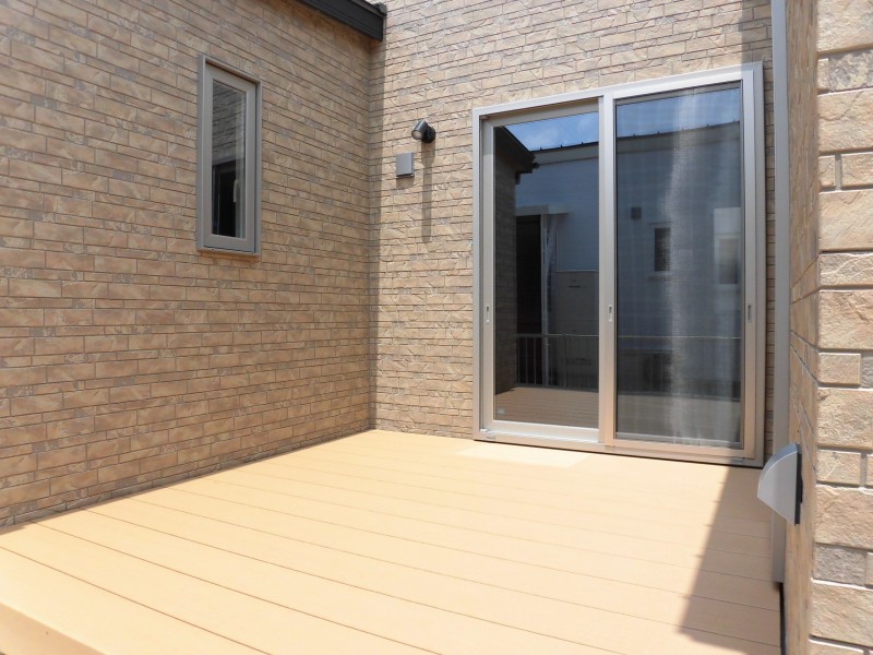 モデルハウス ウッドデッキ