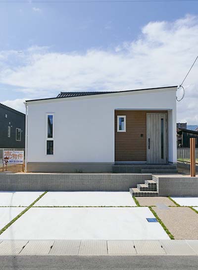 開放的な平屋の住まい