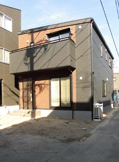 黒を基調としたモダンなお家