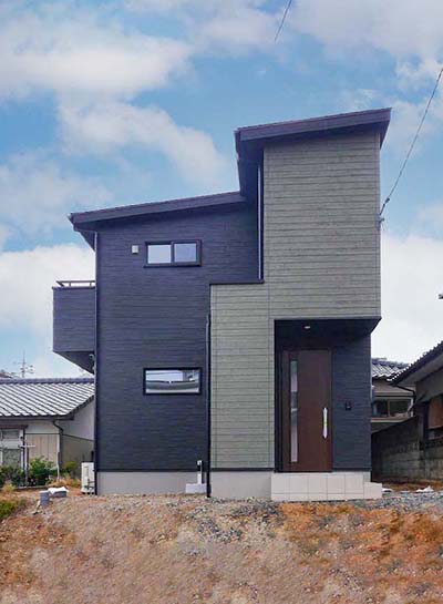 奥行きを感じられ個性の輝る外観デザイン