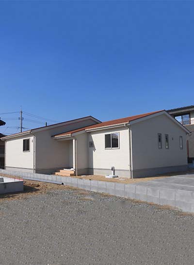 暖かみを感じられる平屋