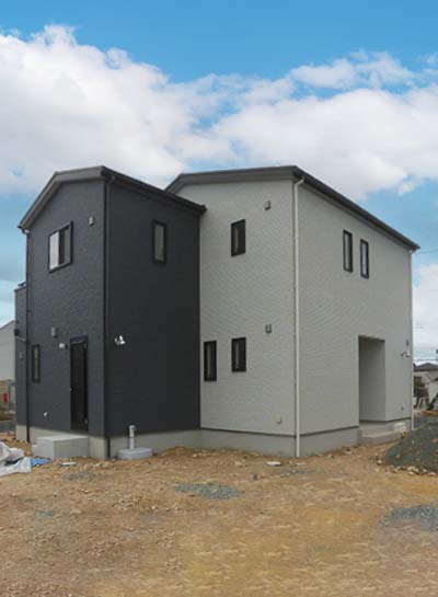 モノトーンで統一されたスタイリッシュなお家