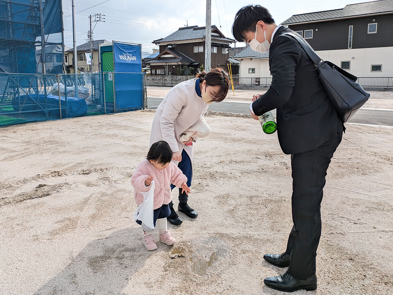 【地鎮祭】山口県防府市で地鎮祭をおこないました