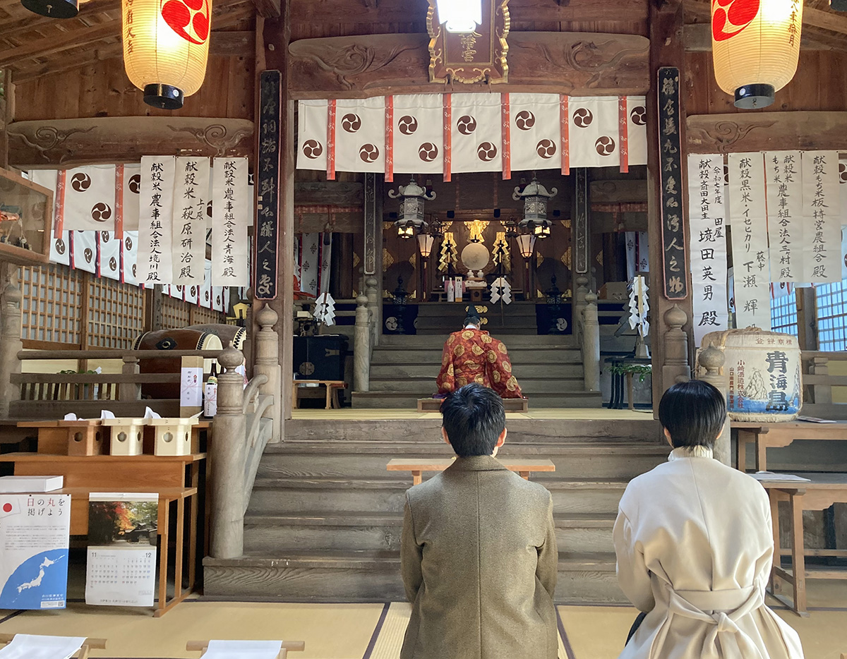【地鎮祭】山口県長門市で地鎮祭をおこないました。