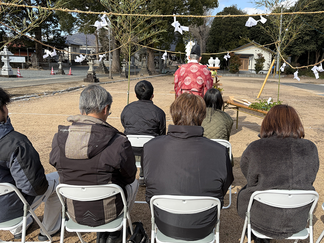 【地鎮祭】山口県美祢市で地鎮祭をおこないました。