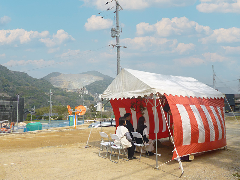【地鎮祭】山口県下関市で地鎮祭をおこないました。