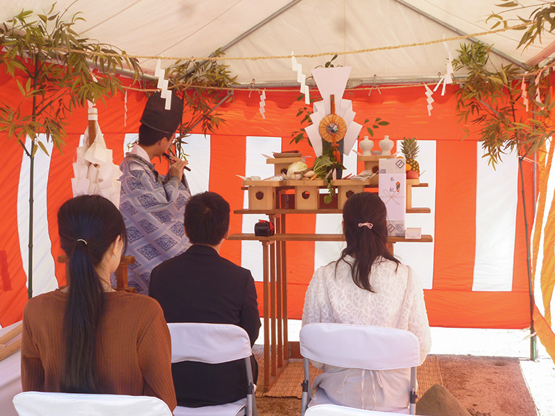 【地鎮祭】山口県下関市で地鎮祭をおこないました。